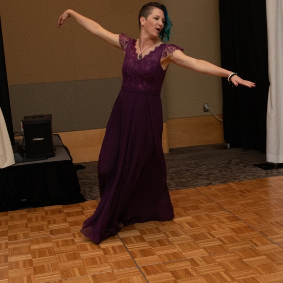 Purple Formal Dress - Picture 7 of 9